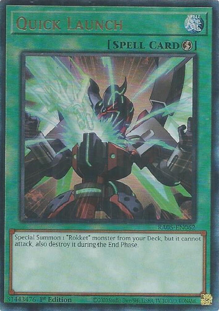 Quick Launch (Ultimate Rare) [RA05-EN062] Ultimate Rare | Exor Games Summserside