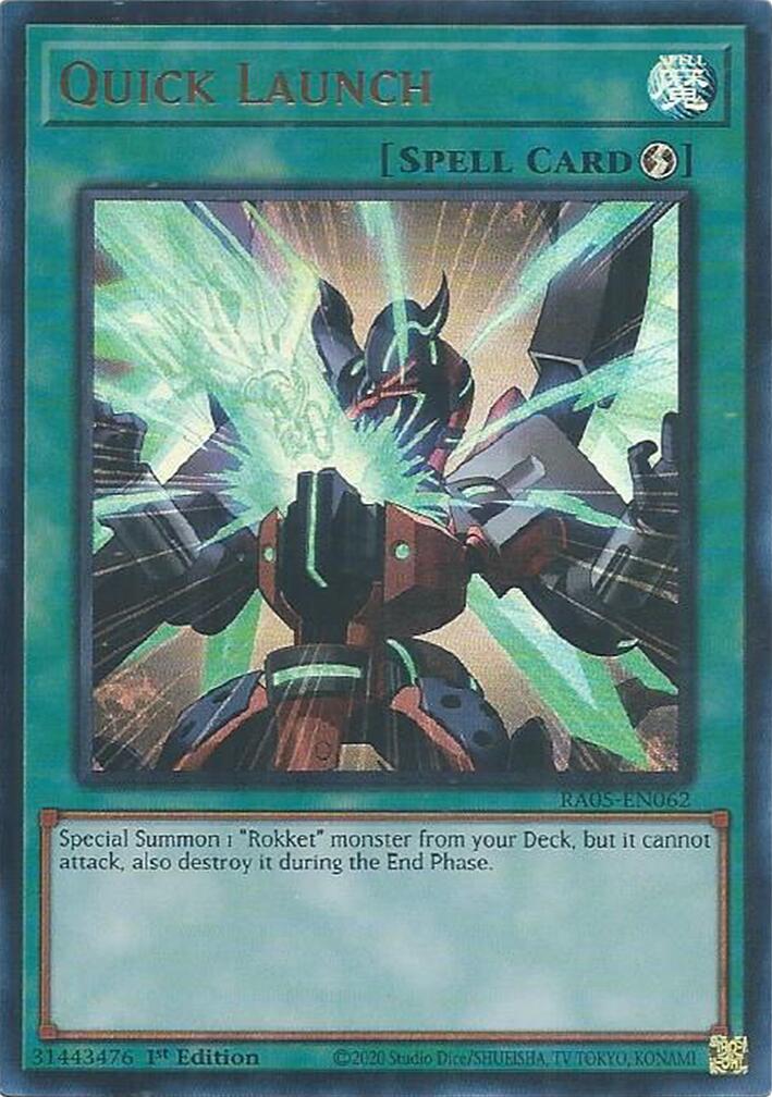Quick Launch (Ultra Rare) [RA05-EN062] Ultra Rare | Exor Games Summserside