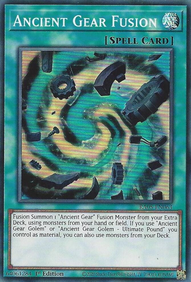 Ancient Gear Fusion [RA05-EN063] Super Rare | Exor Games Summserside