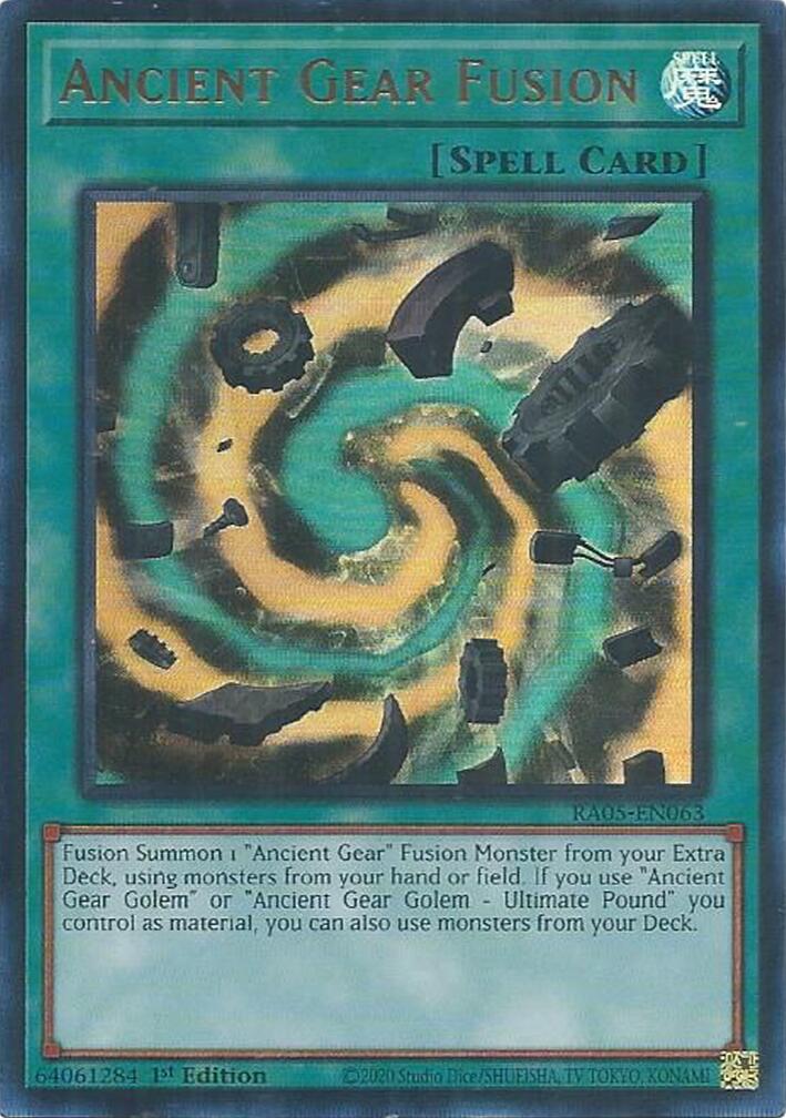 Ancient Gear Fusion (Ultra Rare) [RA05-EN063] Ultra Rare | Exor Games Summserside