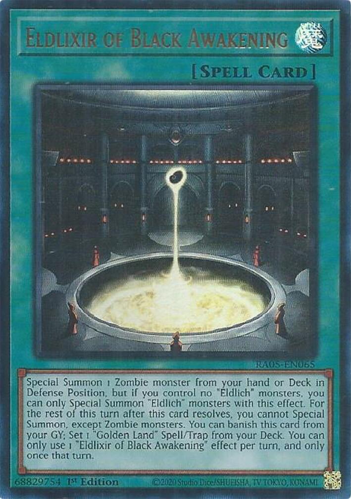 Eldlixir of Black Awakening (Ultra Rare) [RA05-EN065] Ultra Rare | Exor Games Summserside