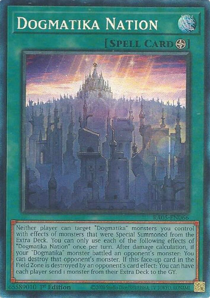Dogmatika Nation (Collector's Rare) [RA05-EN066] Collector's Rare | Exor Games Summserside
