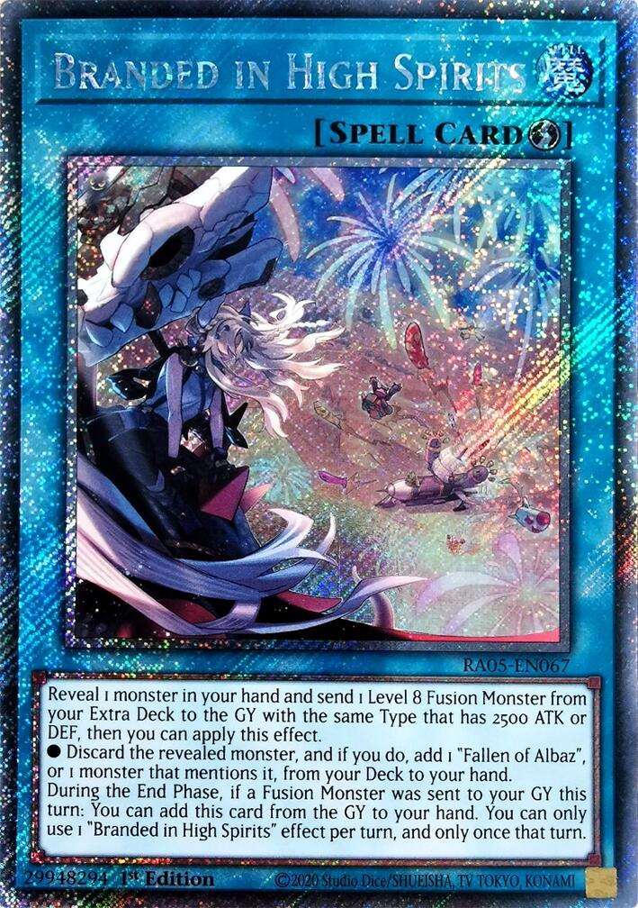 Branded in High Spirits (Platinum Secret Rare) [RA05-EN067] Platinum Secret Rare | Exor Games Summserside