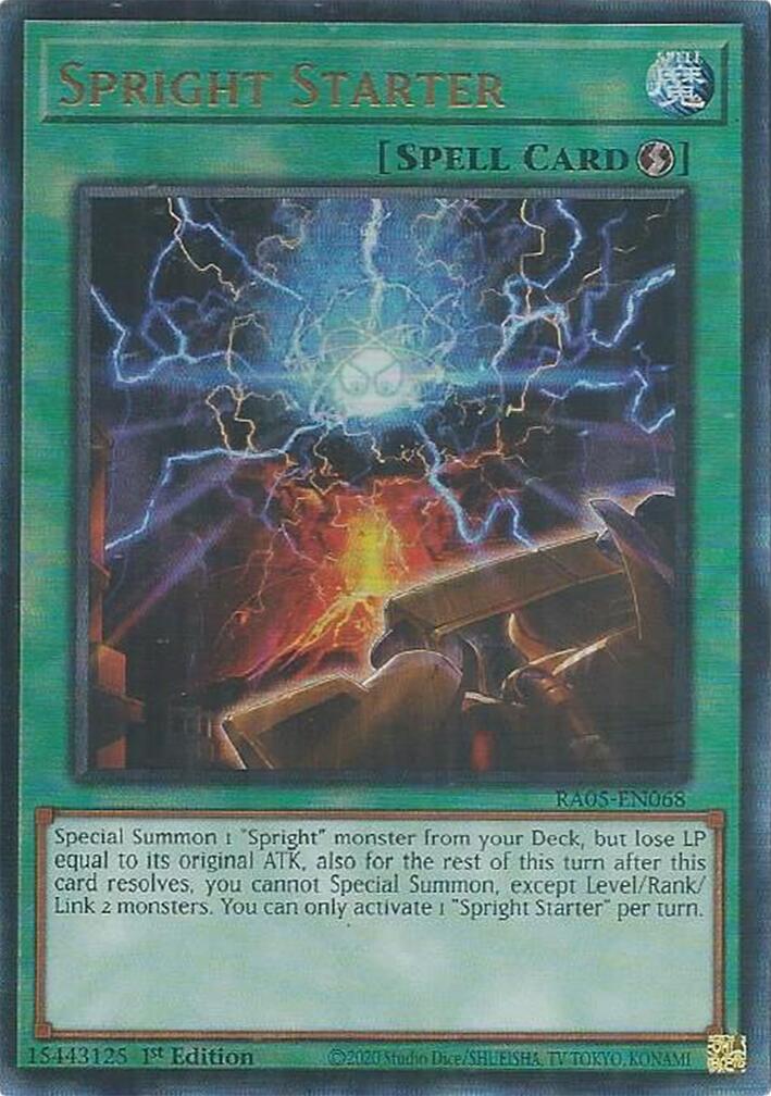 Spright Starter (Ultimate Rare) [RA05-EN068] Ultimate Rare | Exor Games Summserside