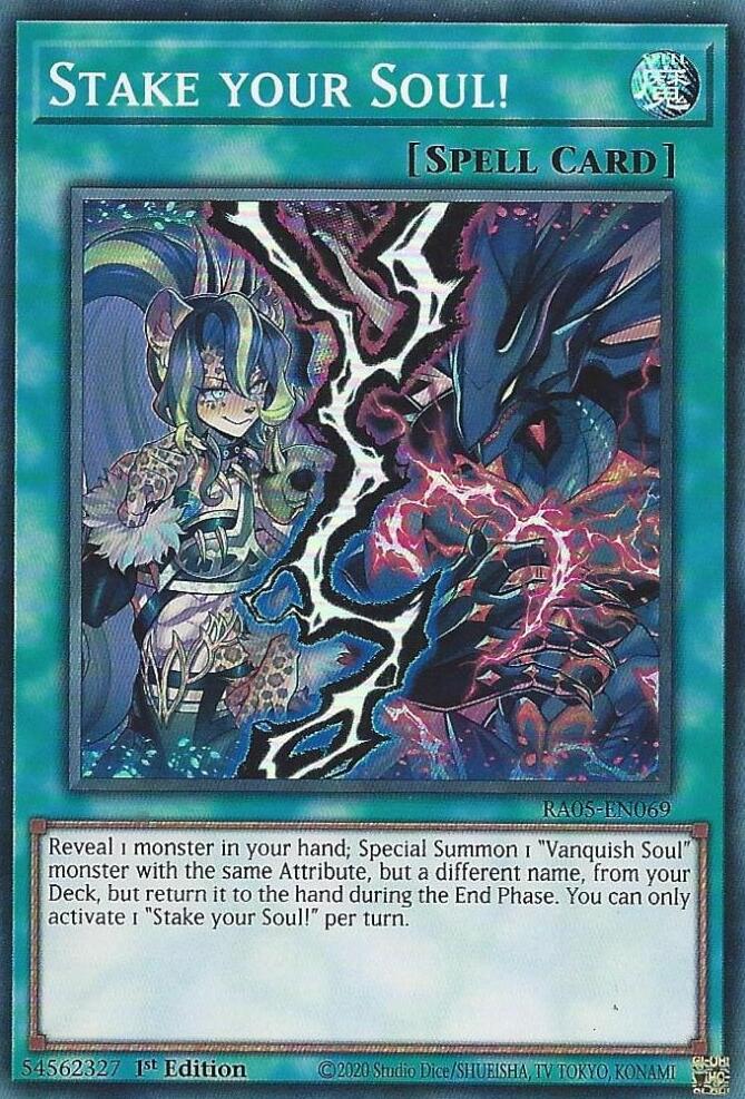 Stake your Soul! [RA05-EN069] Super Rare | Exor Games Summserside