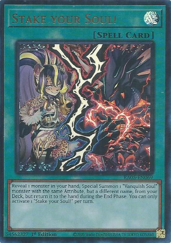 Stake your Soul! (Ultra Rare) [RA05-EN069] Ultra Rare | Exor Games Summserside