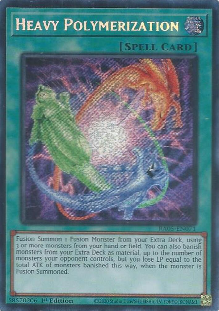 Heavy Polymerization (Secret Rare) [RA05-EN071] Secret Rare | Exor Games Summserside