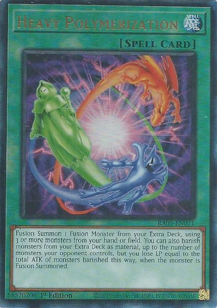 Heavy Polymerization (Ultimate Rare) [RA05-EN071] Ultimate Rare | Exor Games Summserside