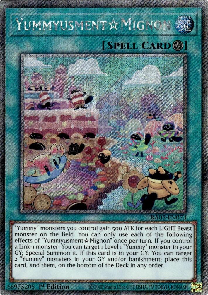 YummyusmentAcroquey (Platinum Secret Rare) [RA05-EN073] Platinum Secret Rare | Exor Games Summserside