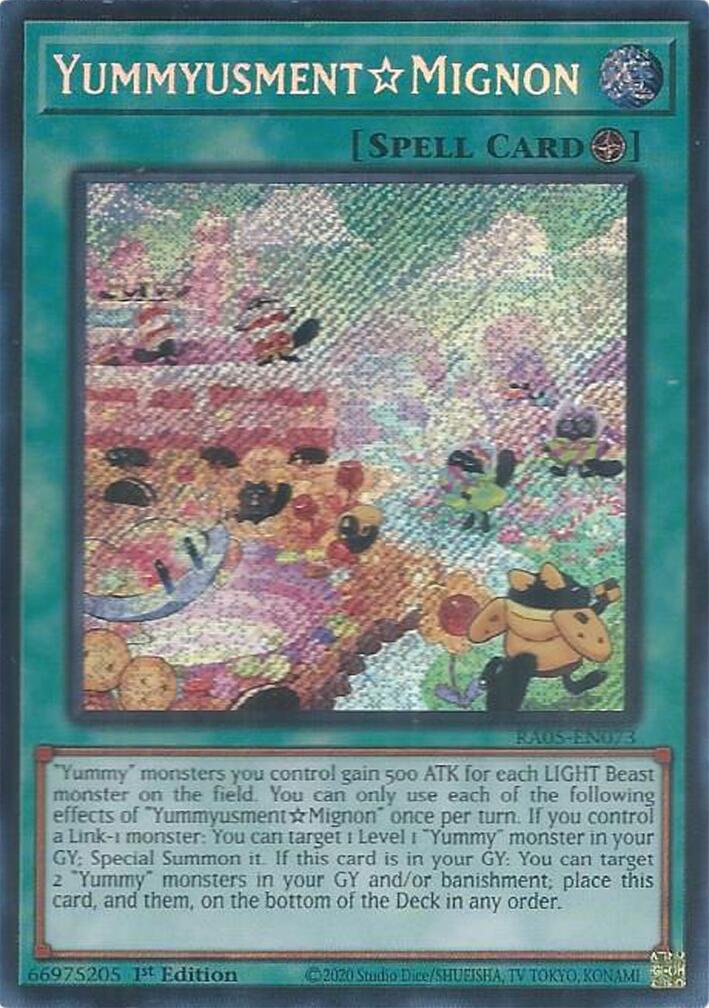 YummyusmentAcroquey (Secret Rare) [RA05-EN073] Secret Rare | Exor Games Summserside
