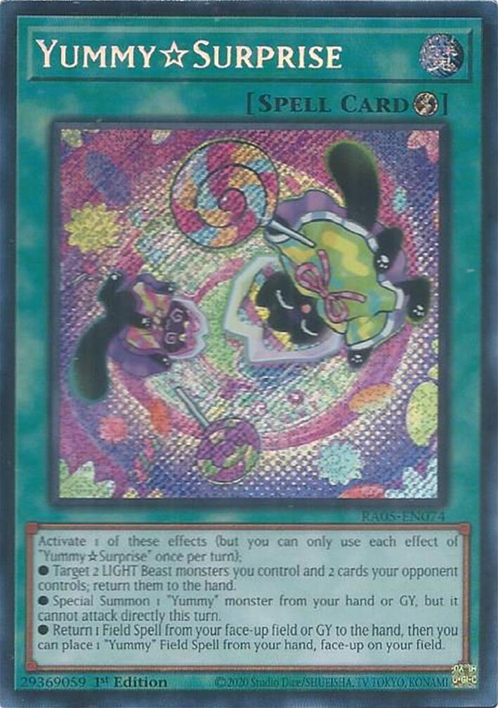 YummySurprise (Secret Rare) [RA05-EN074] Secret Rare | Exor Games Summserside