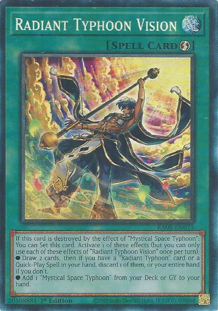 Radiant Typhoon Vision (Collector's Rare) [RA05-EN075] Collector's Rare | Exor Games Summserside