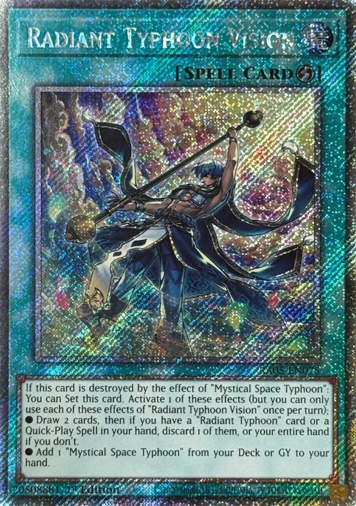 Radiant Typhoon Vision (Platinum Secret Rare) [RA05-EN075] Platinum Secret Rare | Exor Games Summserside