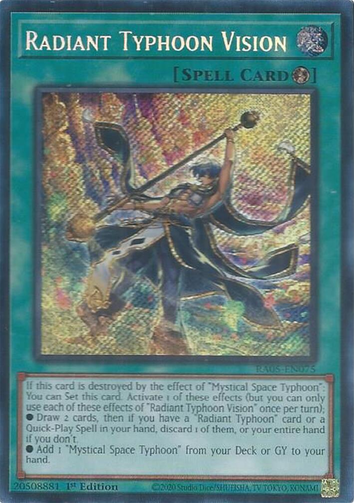 Radiant Typhoon Vision (Secret Rare) [RA05-EN075] Secret Rare | Exor Games Summserside