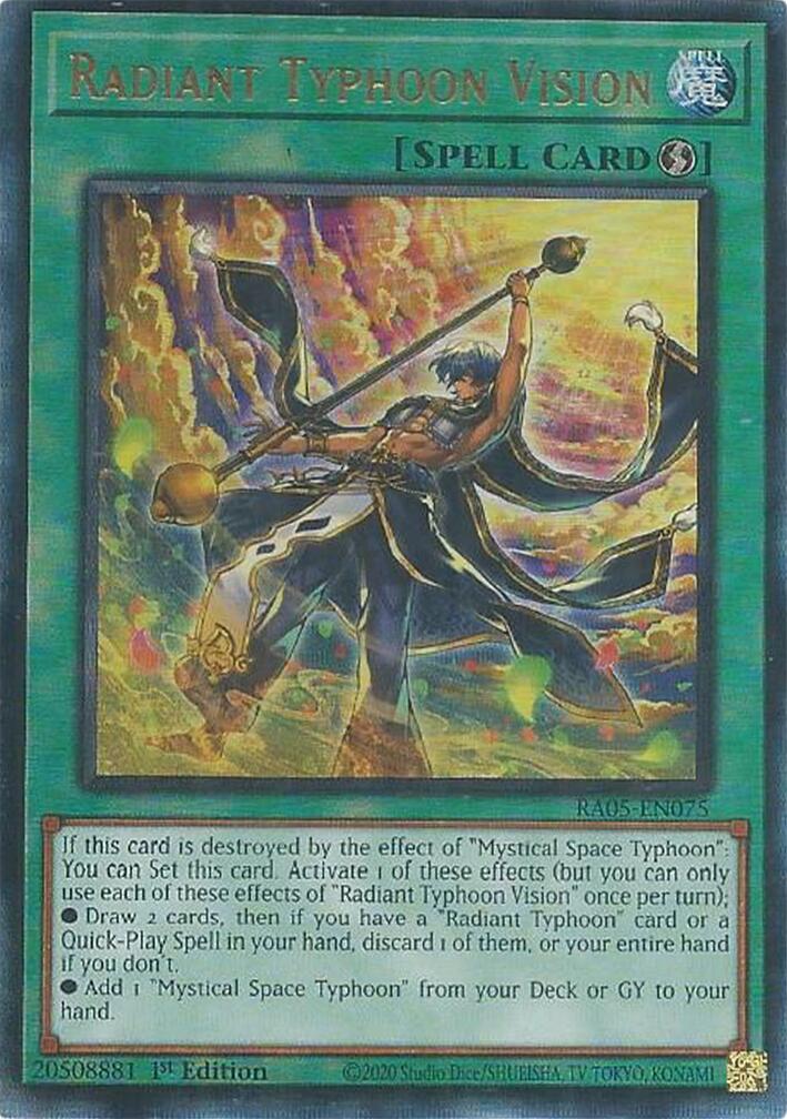 Radiant Typhoon Vision (Ultimate Rare) [RA05-EN075] Ultimate Rare | Exor Games Summserside