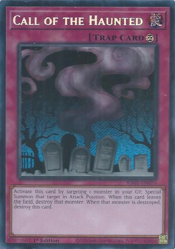 Call of the Haunted (Secret Rare) [RA05-EN076] Secret Rare | Exor Games Summserside