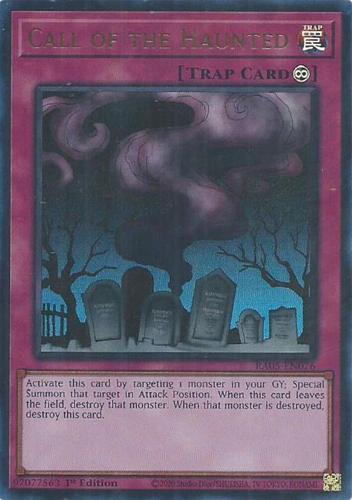 Call of the Haunted (Ultra Rare) [RA05-EN076] Ultra Rare | Exor Games Summserside