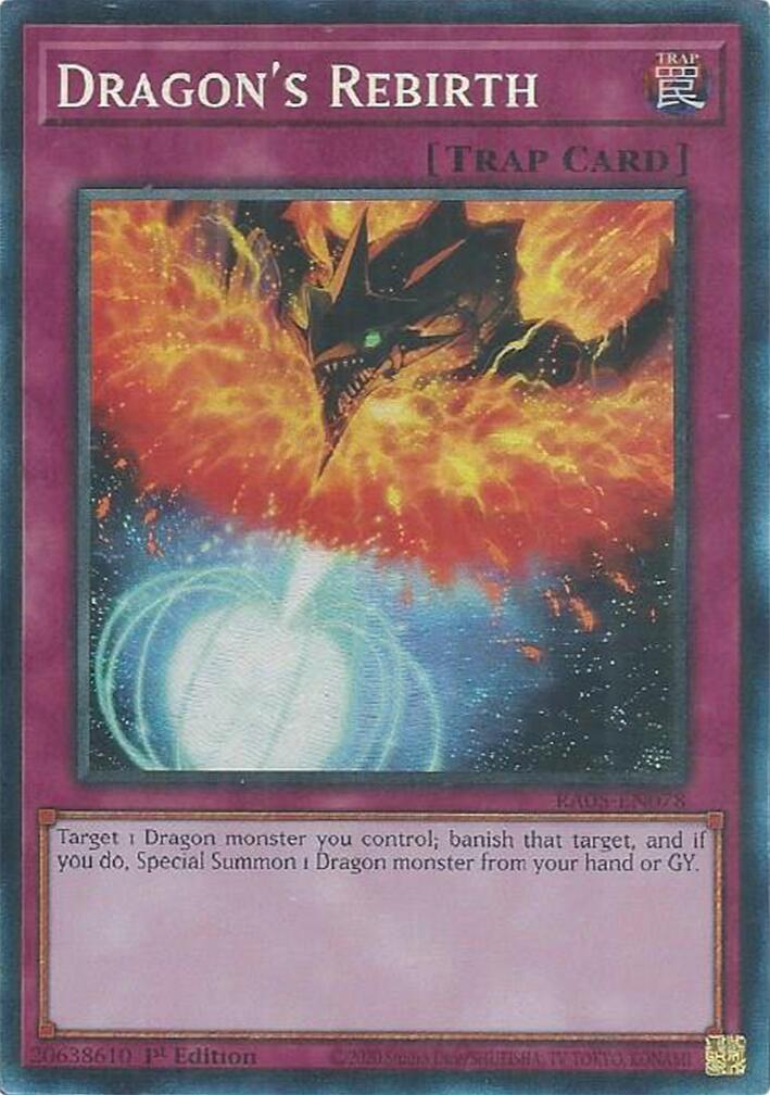 Dragon's Rebirth (Collector's Rare) [RA05-EN078] Collector's Rare | Exor Games Summserside
