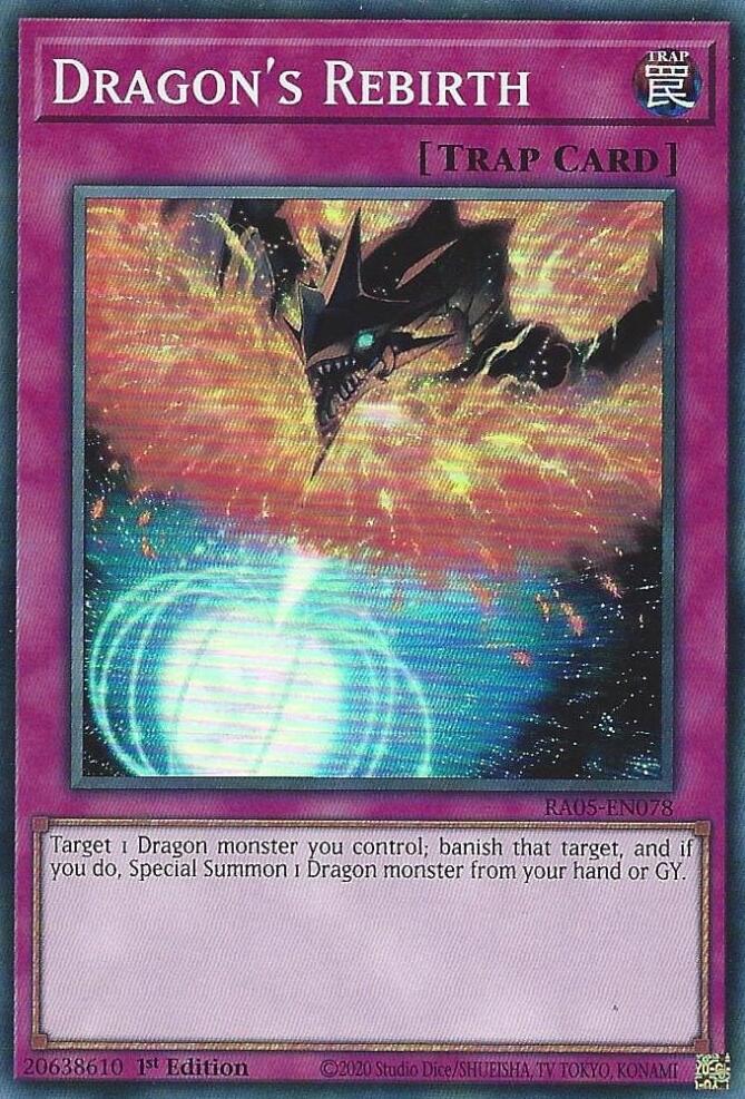Dragon's Rebirth [RA05-EN078] Super Rare | Exor Games Summserside