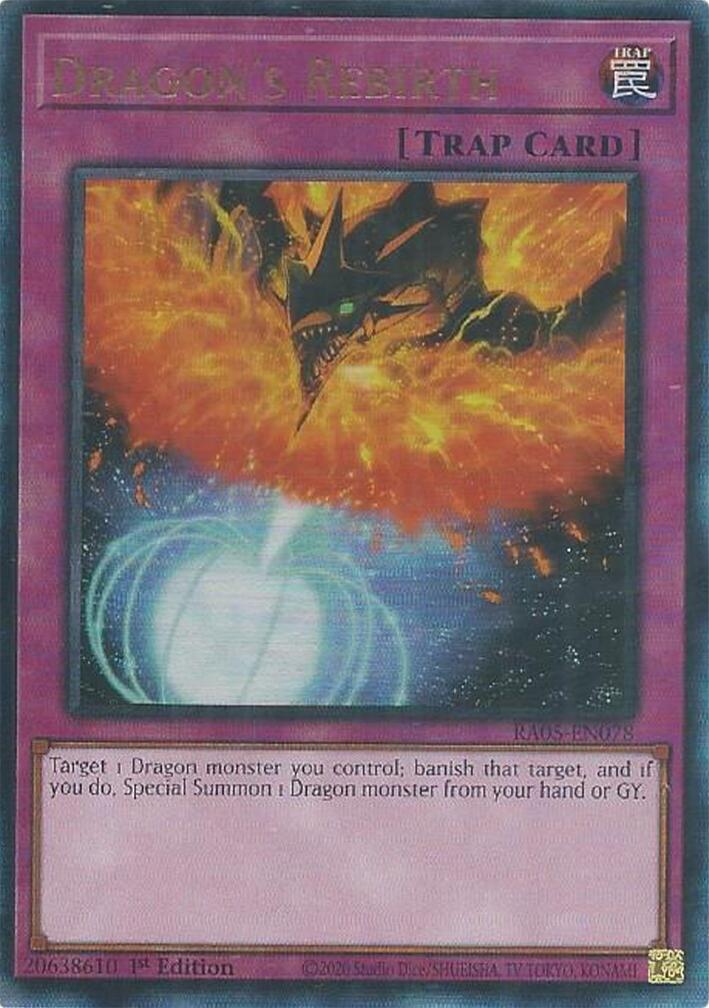 Dragon's Rebirth (Ultimate Rare) [RA05-EN078] Ultimate Rare | Exor Games Summserside