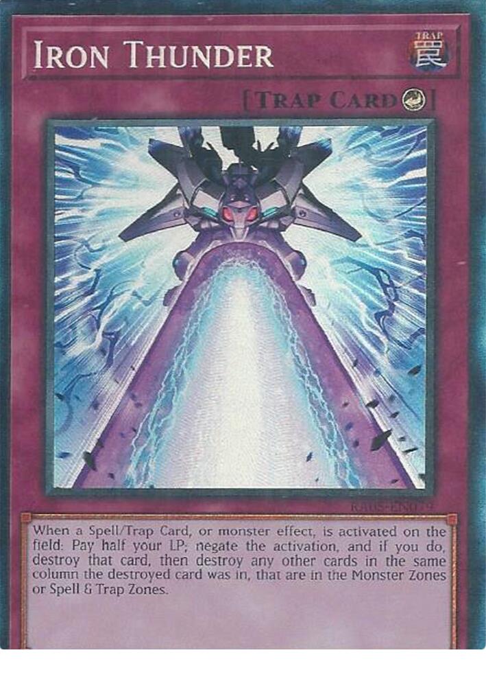Iron Thunder (Collector's Rare) [RA05-EN079] Collector's Rare | Exor Games Summserside