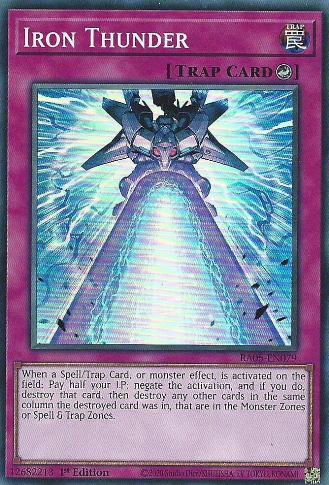 Iron Thunder [RA05-EN079] Super Rare | Exor Games Summserside