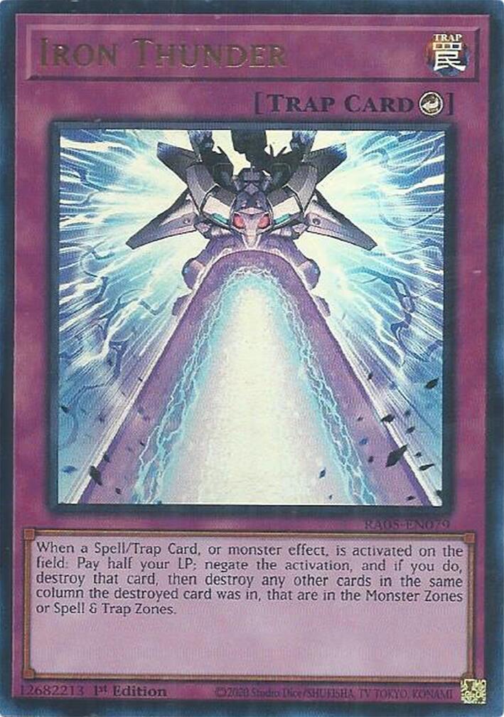 Iron Thunder (Ultra Rare) [RA05-EN079] Ultra Rare | Exor Games Summserside
