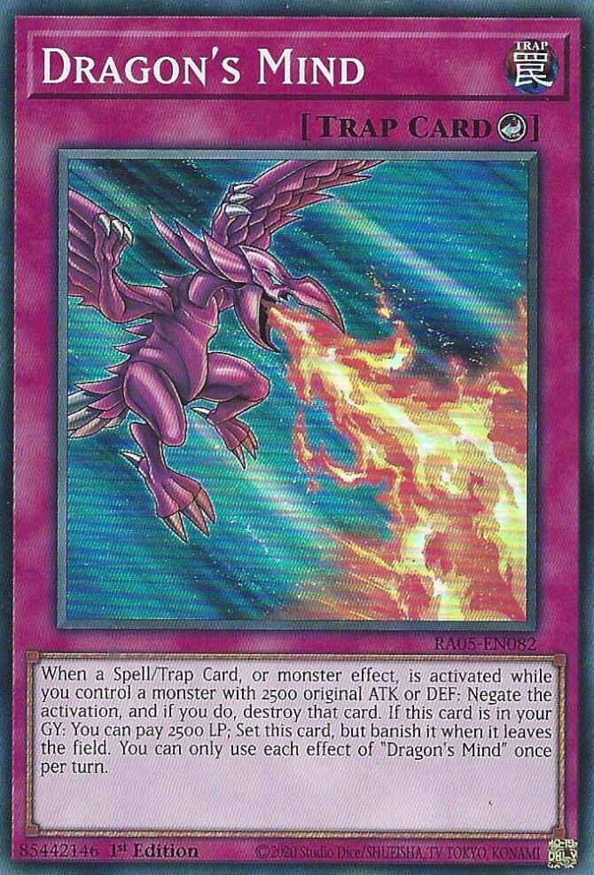 Dragon's Mind [RA05-EN082] Super Rare | Exor Games Summserside