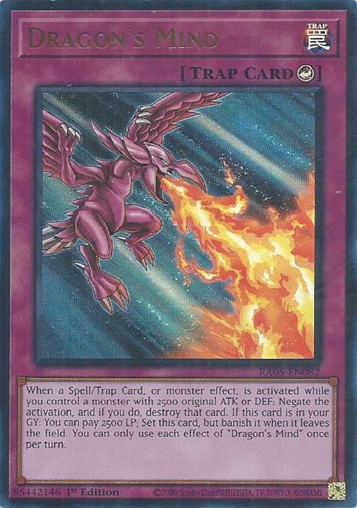 Dragon's Mind (Ultra Rare) [RA05-EN082] Ultra Rare | Exor Games Summserside