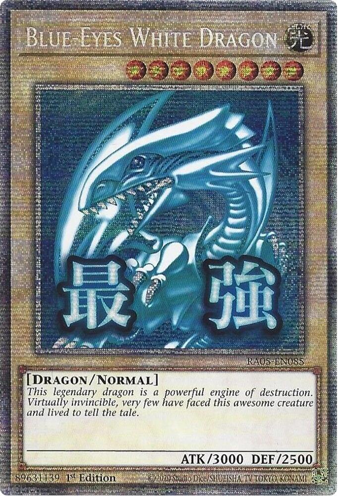 Blue-Eyes White Dragon (Starlight Rare) [RA05-EN085] Starlight Rare | Exor Games Summserside