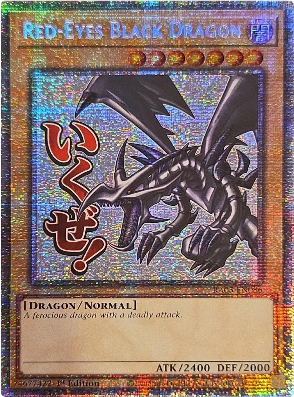Red-Eyes Black Dragon (Starlight Rare) [RA05-EN086] Starlight Rare | Exor Games Summserside