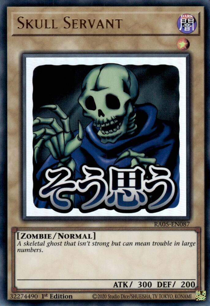 Skull Servant [RA05-EN087] Ultra Rare | Exor Games Summserside