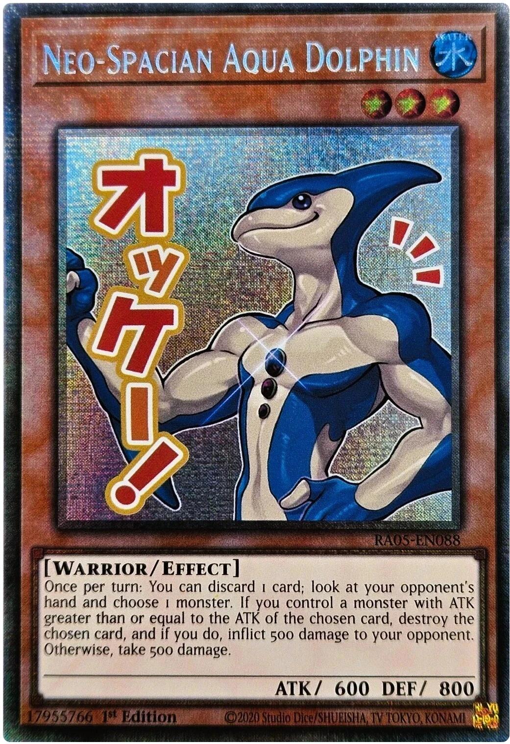 Neo-Spacian Aqua Dolphin (Starlight Rare) [RA05-EN088] Starlight Rare | Exor Games Summserside