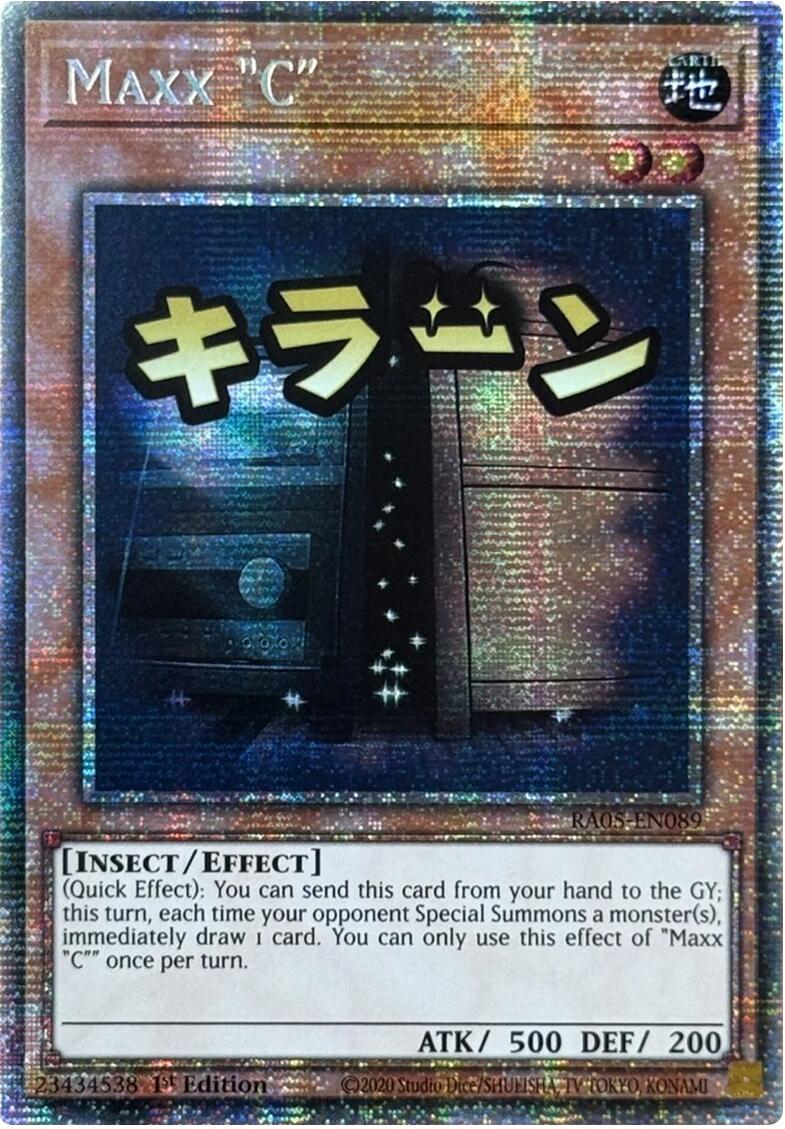 Maxx "C" (Starlight Rare) [RA05-EN089] Starlight Rare | Exor Games Summserside