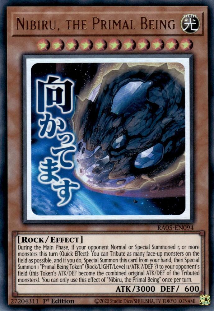 Nibiru, the Primal Being [RA05-EN094] Ultra Rare | Exor Games Summserside