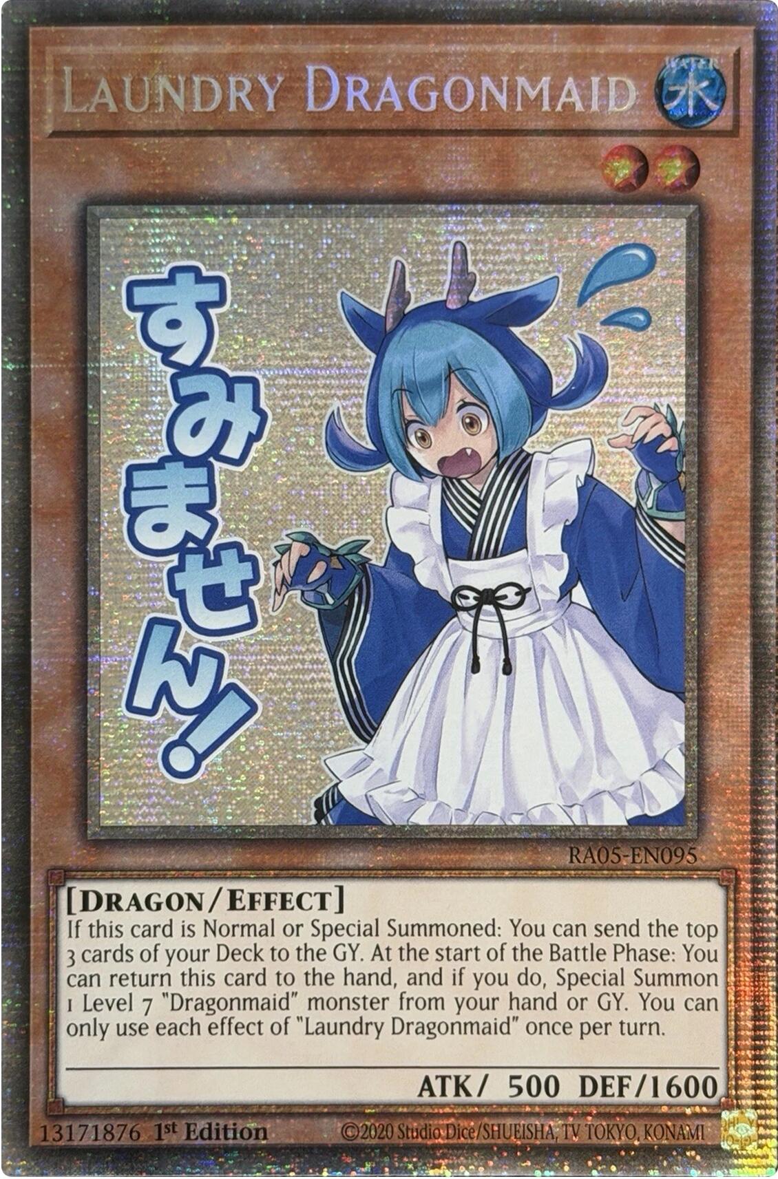Laundry Dragonmaid (Starlight Rare) [RA05-EN095] Starlight Rare | Exor Games Summserside