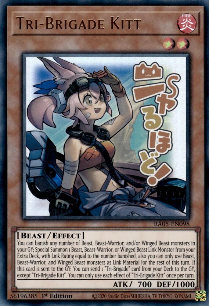 Tri-Brigade Kitt [RA05-EN098] Ultra Rare | Exor Games Summserside