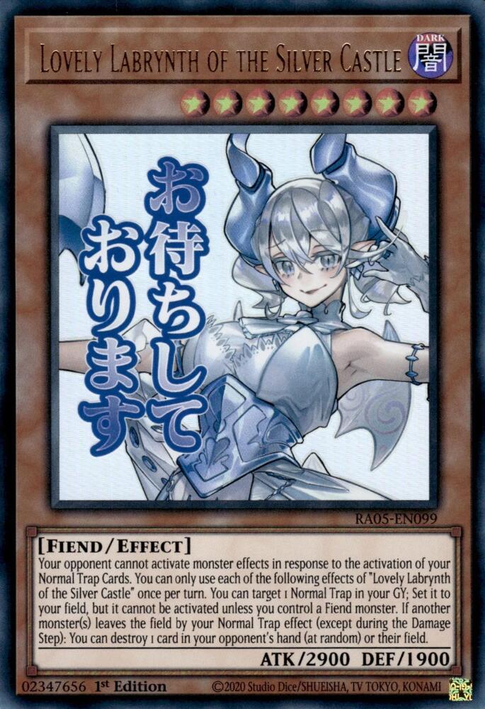 Lovely Labrynth of the Silver Castle [RA05-EN099] Ultra Rare | Exor Games Summserside