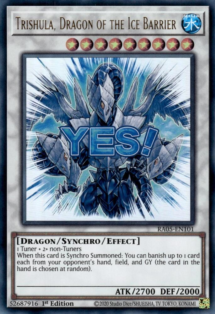 Trishula, Dragon of the Ice Barrier [RA05-EN101] Ultra Rare | Exor Games Summserside