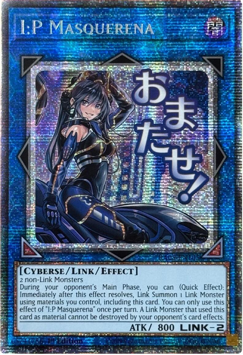 I:P Masquerena (Starlight Rare) [RA05-EN105] Starlight Rare | Exor Games Summserside