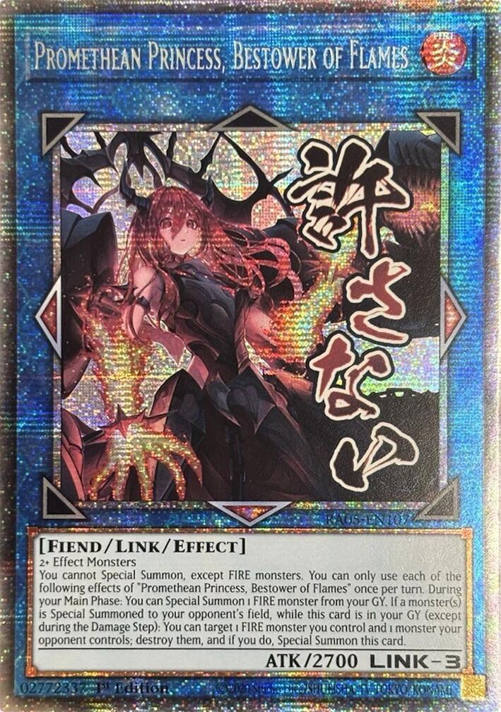 Promethean Princess, Bestower of Flames (Starlight Rare) [RA05-EN107] Starlight Rare | Exor Games Summserside