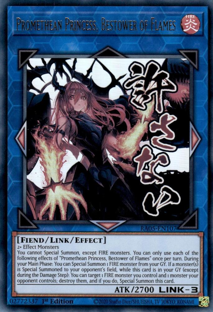 Promethean Princess, Bestower of Flames [RA05-EN107] Ultra Rare | Exor Games Summserside
