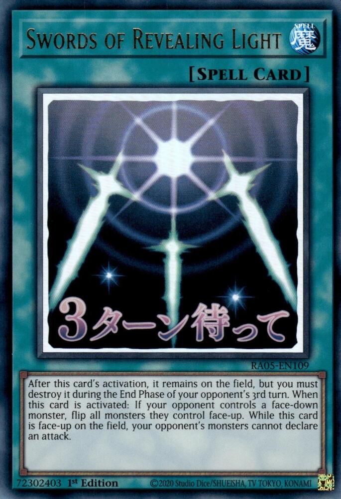 Swords of Revealing Light [RA05-EN109] Ultra Rare | Exor Games Summserside