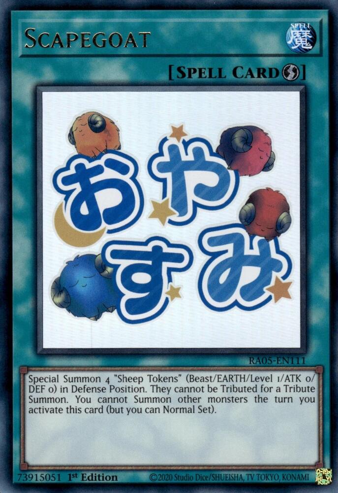 Scapegoat [RA05-EN111] Ultra Rare | Exor Games Summserside