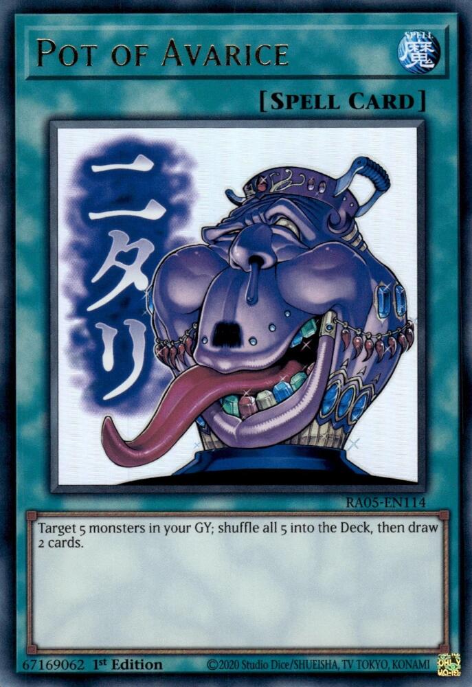 Pot of Avarice [RA05-EN114] Ultra Rare | Exor Games Summserside