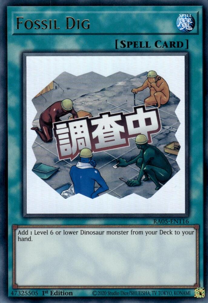 Fossil Dig [RA05-EN116] Ultra Rare | Exor Games Summserside
