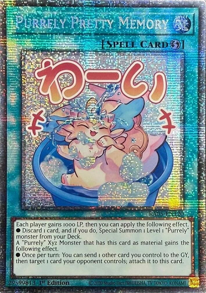 Purrely Pretty Memory (Starlight Rare) [RA05-EN120] Starlight Rare | Exor Games Summserside