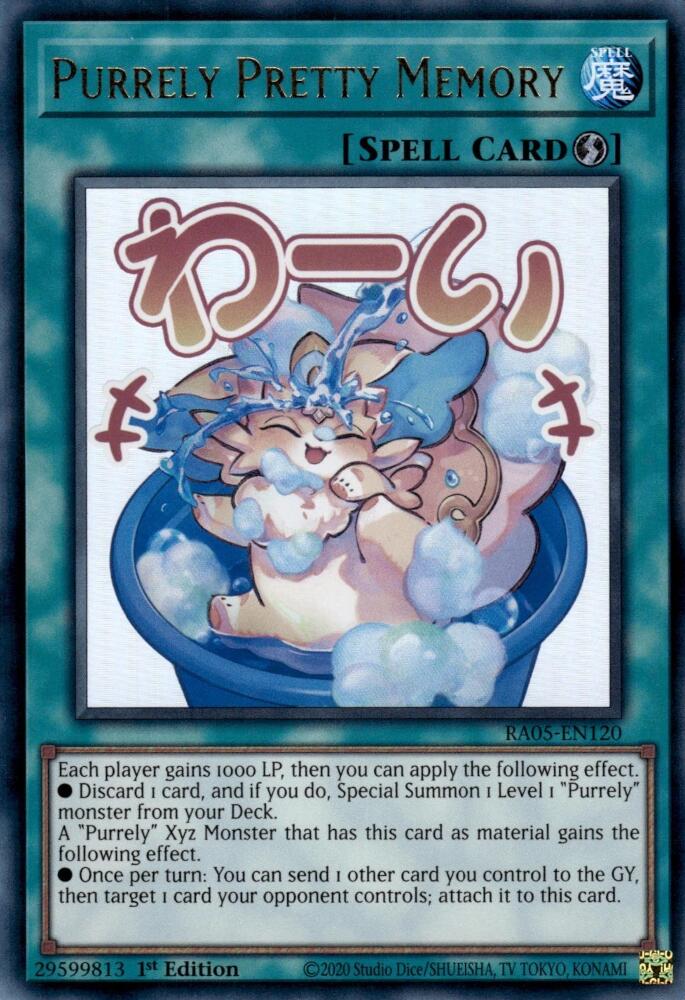 Purrely Pretty Memory [RA05-EN120] Ultra Rare | Exor Games Summserside