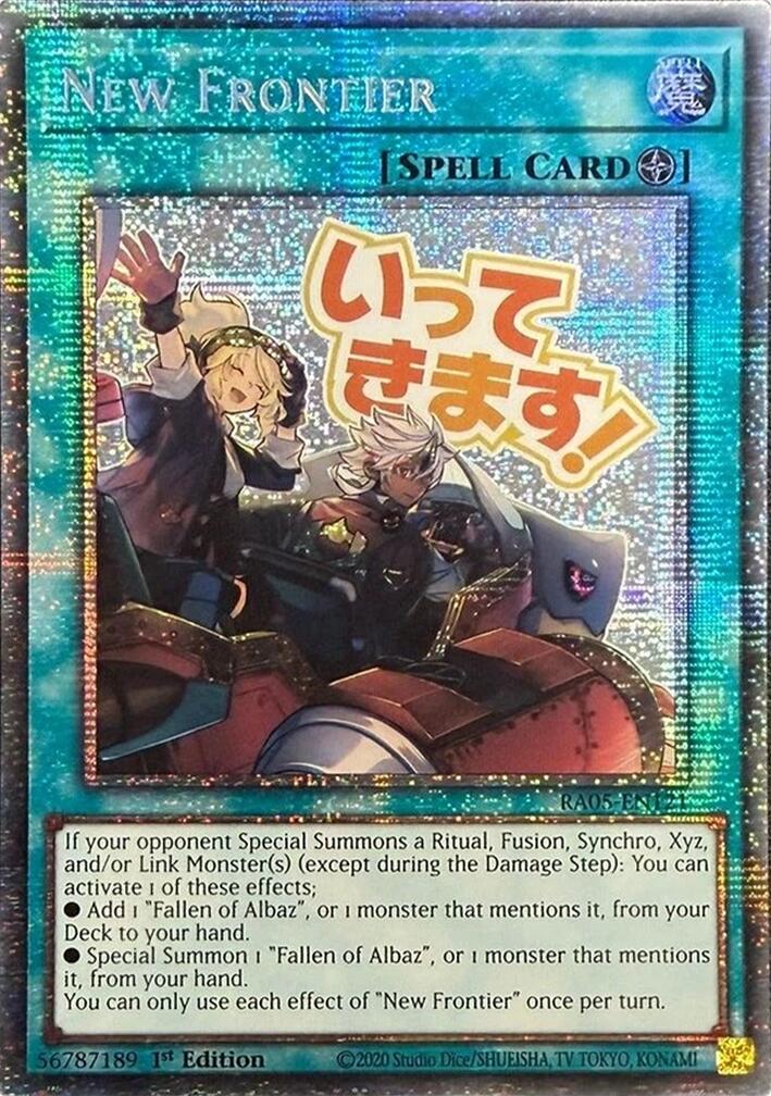 New Frontier (Starlight Rare) [RA05-EN121] Starlight Rare | Exor Games Summserside