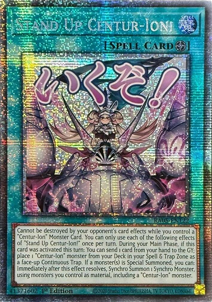 Stand Up Centur-Ion! (Starlight Rare) [RA05-EN122] Starlight Rare | Exor Games Summserside